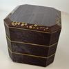 Yamanaka Burnt Size with Tamari Sakura Lacquerware, Cedar, Three-Tiered Box, 6.0, Finish, M12472-9