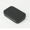 Tin Coin Organizer Black Key Organizer Metal Empty Box Black Storage Box Candy Box Card Case