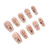 Zhuoshimei Lucky Lion Handmade Luxury Whitening Nail Stickers: Elegant New Year Nail Art