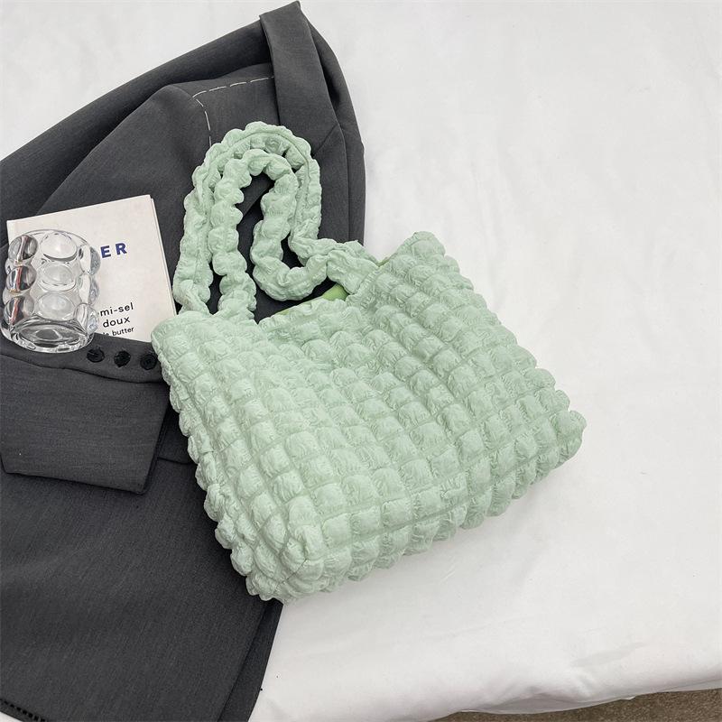 

Bag Women s 2024 Early Spring New Casual Commuter Shoulder Bag Simple Personality Tote Bag Fashion Handbag Women s Bag зелений