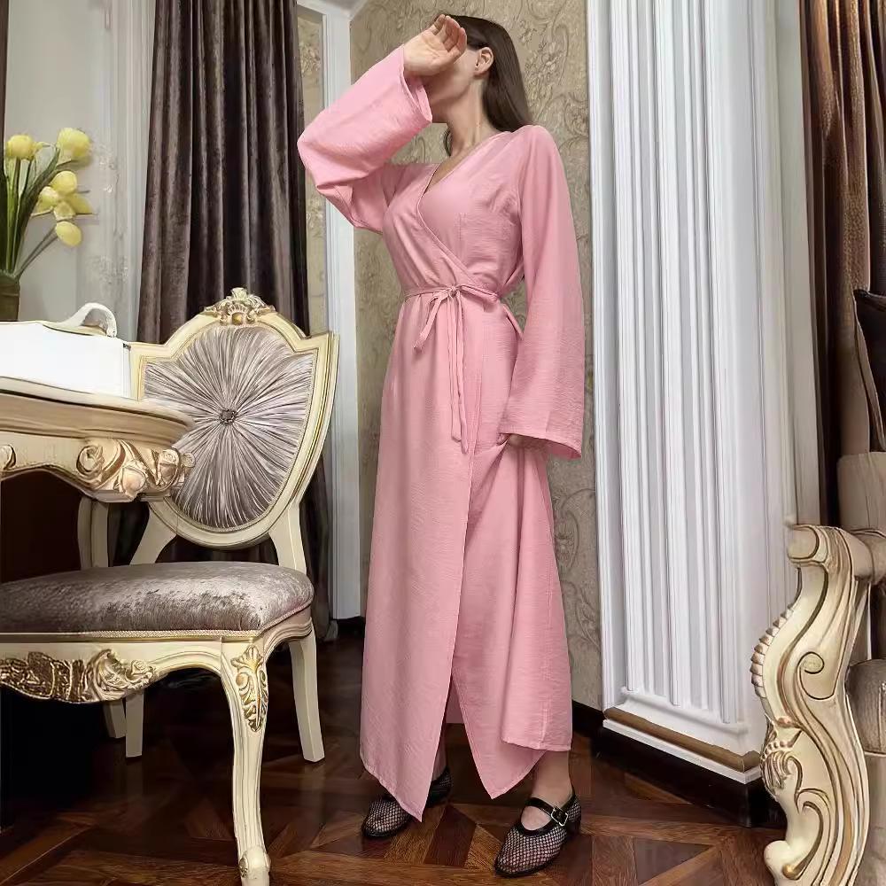 

2024 Женское элегантное однотонное облегающее платье-бандаж XL персиковый