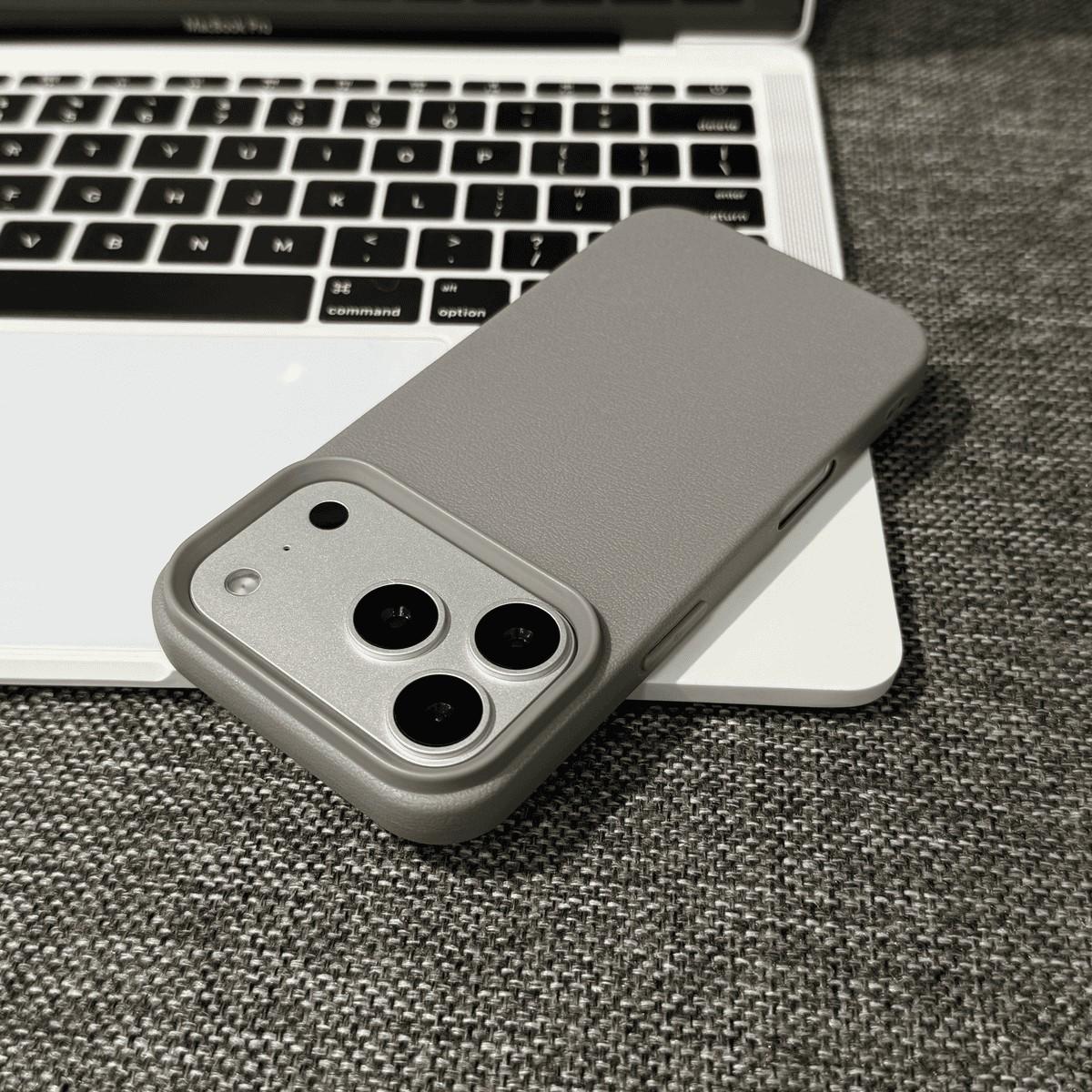 

Чехол из мягкого силикона ТПУ с текстурой кожи личи для Apple iPhone Air 17 16 15 14 Plus 13 12 11 Pro Max Противоударная резиновая гелевая накладка iPhone 12 серый