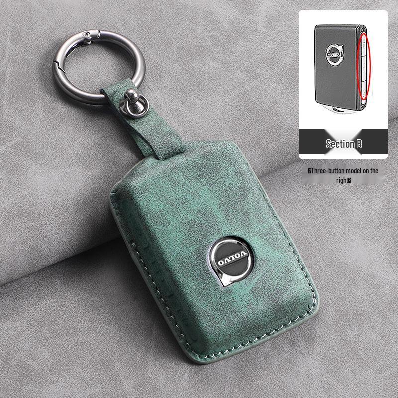 Volvo Key Case for XC60, S90, S60, XC90, V40, V90, S60L, XC40 - New Car Key Bag