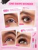 SHEGLAM Lash Writer Up & Out Mascara - Volume & Length, Feather Comb Brush, Waterproof, Smudge-Resistant, Peptide Formula, Cruelty-Free