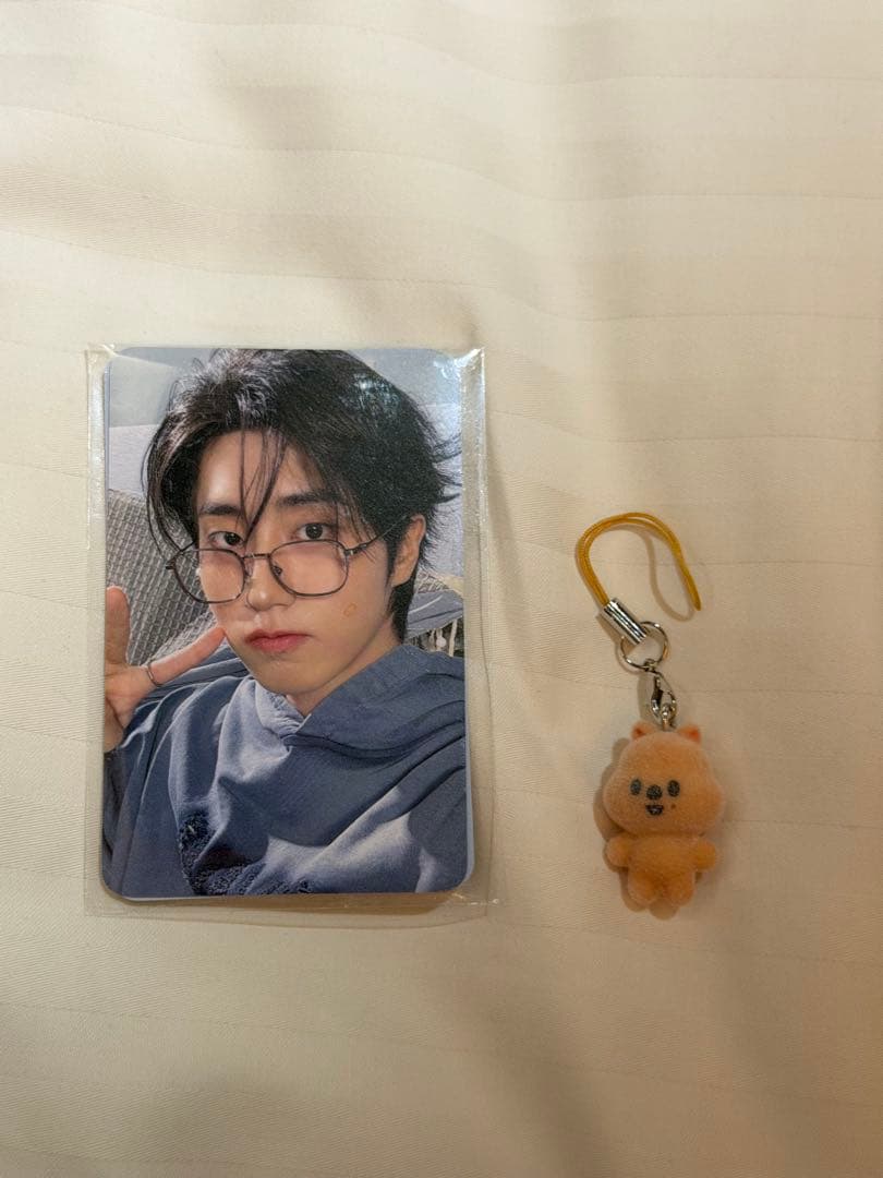 [USED] Stray Kids (SKZ) Korean Fan Meeting Photocard - Han - Purchase Bonus - Mini Charm