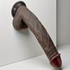 Wearable Realistic Dildo for Adults –11.02 Inch Thick Silicone Dildo with Strong Suction Cup, Flexible G-Spot & Anal Massager for Women, Men & Couples
