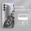 Farbe Diamantverlauf Für Samsung Galaxy A01 A02 A03 Core A04 A14 4G A13 54 34 31 20 25 23 22 5G S21 Ultra S20 Glas Handyhülle