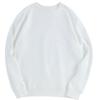 380g Heavyweight Combed Cotton Crewneck Sweatshirt, Fleece Long Sleeve Pullover, Relaxed Fit Triangle Cut, Unisex