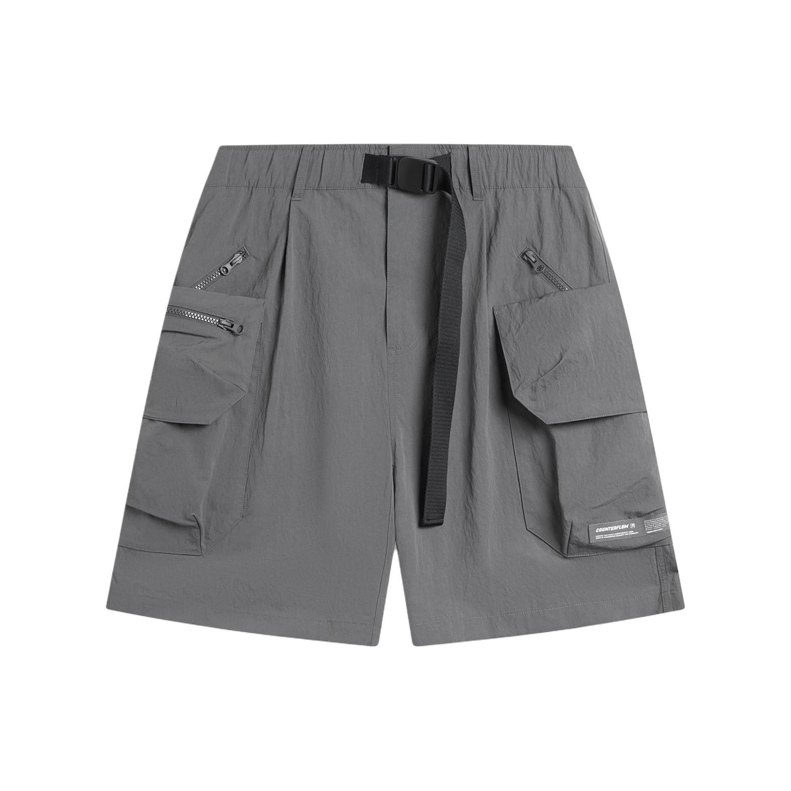 Li-Ning CF Shun Thunderstorm Water-Repellent Cargo Shorts Black Men AKSU639-1 M
