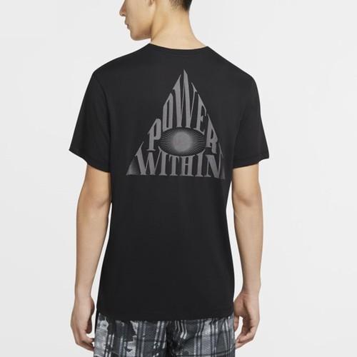 Nike Printed American Basketball Crew Neck Short Sleeve T-Shirt for Men In Black