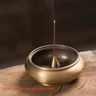 Dragon and Phoenix Copper Incense  Plate Creative Vintage Incense Burner Home Entrance Ornament Incense Burner Incense Way