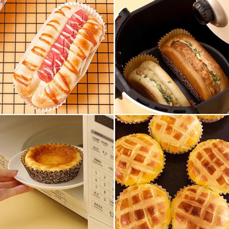 AVADEN Disposable Cake Dessert Paper Liners