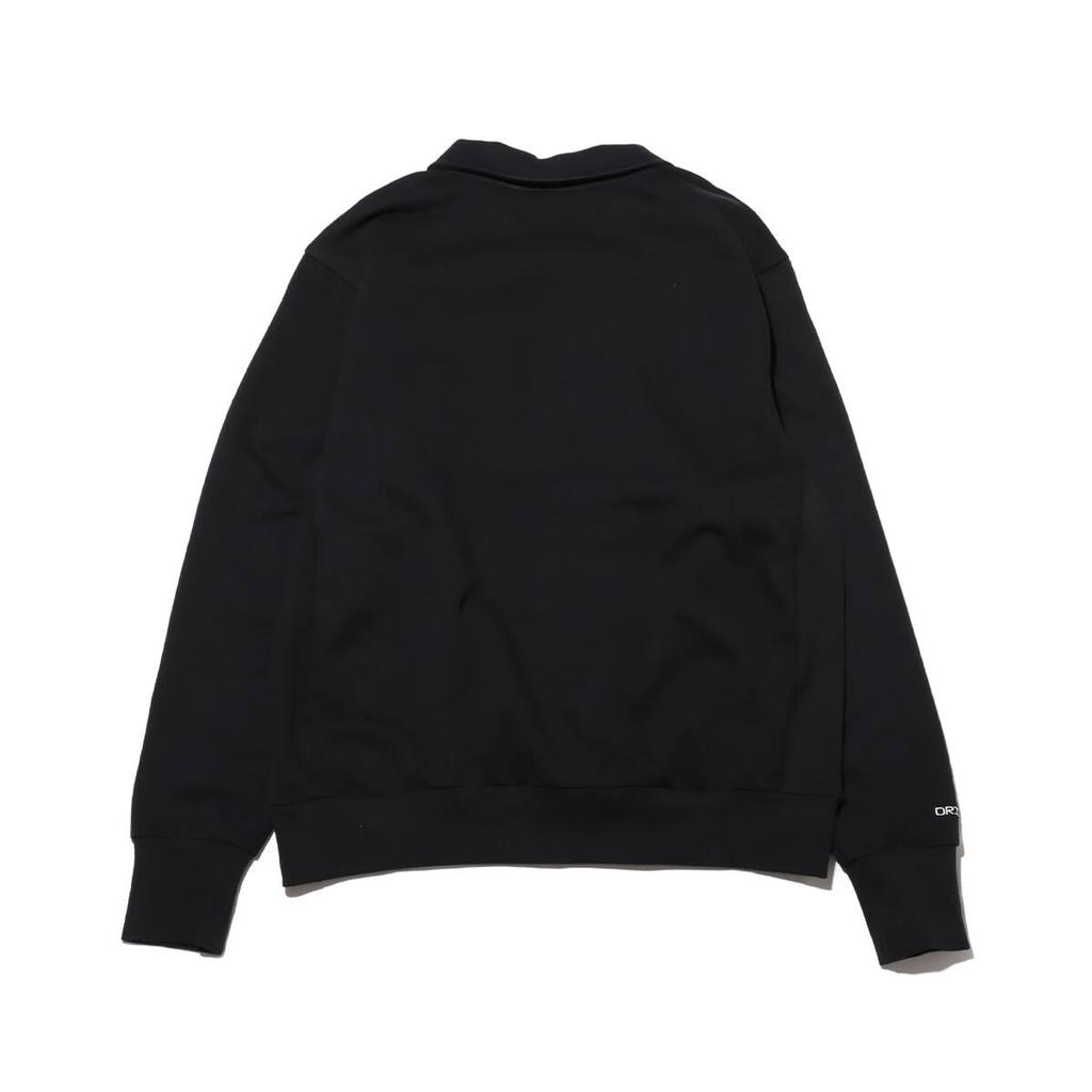 Nike Dri-Fit Quarter-Zip Soccer Pullover With Logo Print Men Tops Black FB6807-010