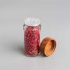 90ml Glass Spice Jars with Acacia Wood Lids, 24-Pack