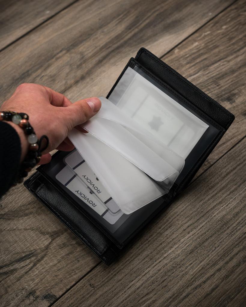 Men's wallet PU+leather M302B-PU-6861 Black