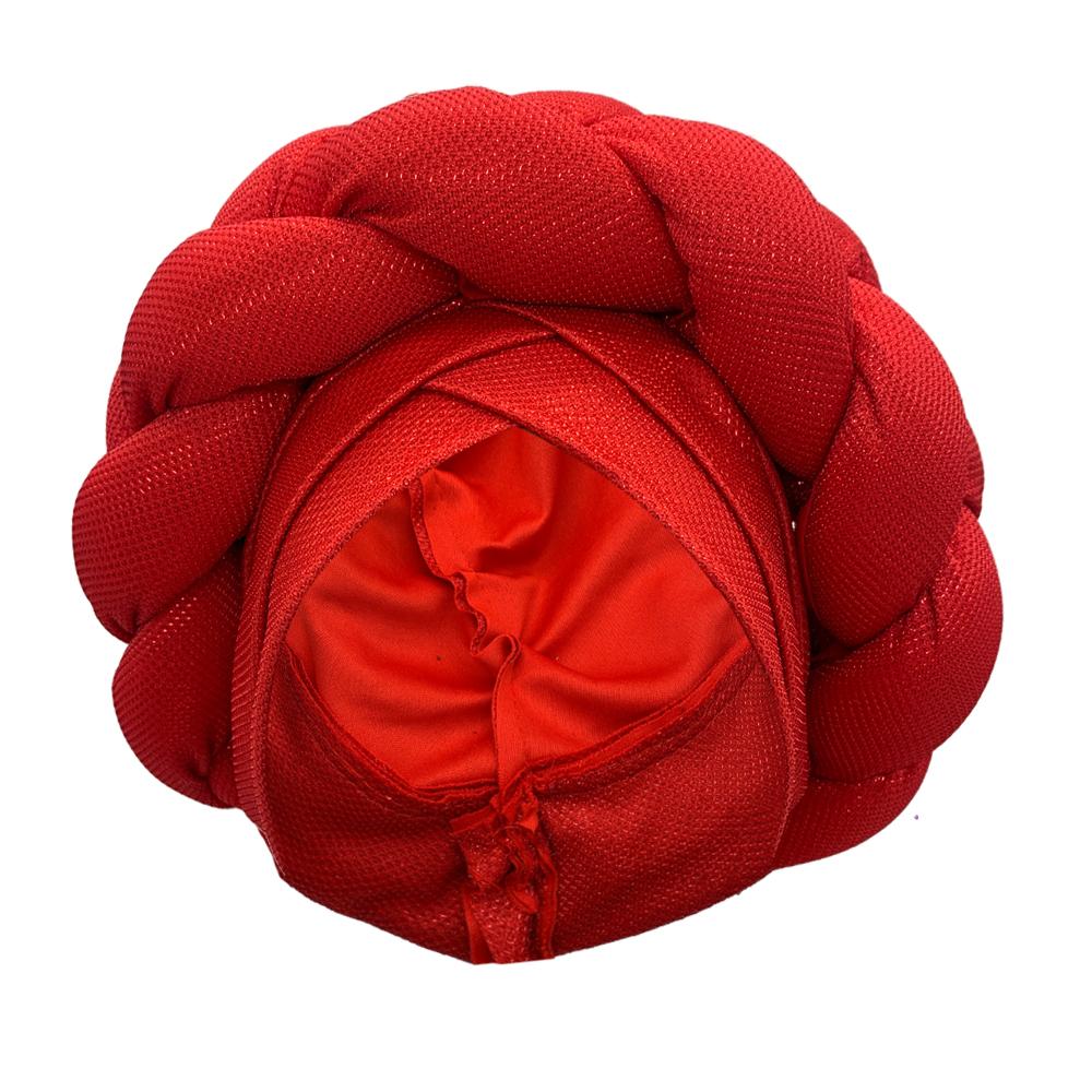 Solid Color Braid Turban Caps for Women Muslim Hijab Braid Hat Islamic Headwear Female Head Wrap Bonnet African Turbans