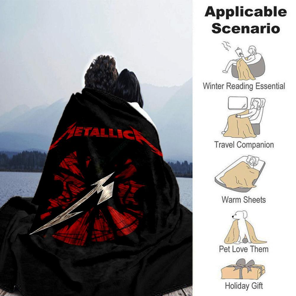 1pc Dragon guitarThemed Blanket Soft Flannel All Season Cozy Throw with Bold Graphic Print, Travel, or Holiday Gift for Family & Friends