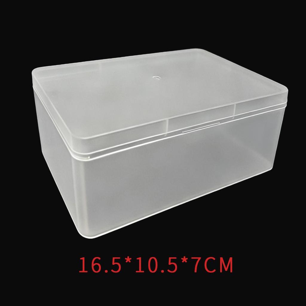 Transparent Rectangular Plastic Cotton Pad Storage Box
