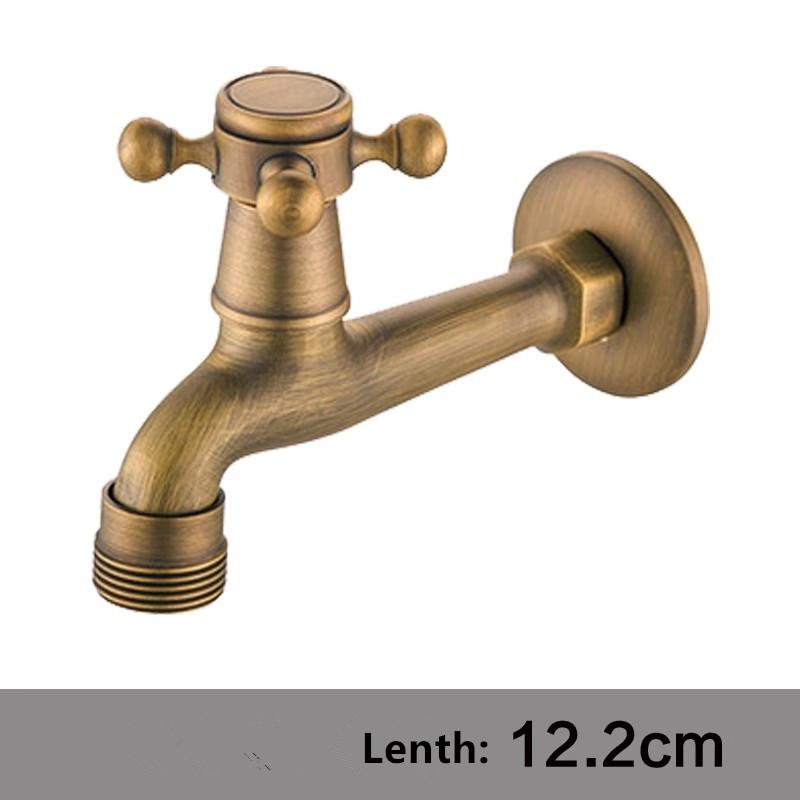 Antique Bronze Washing Machine Faucet Bibcock Faucet Garden Faucet Crane Brass Bathroom Mop Sink Faucets Water Taps Garden