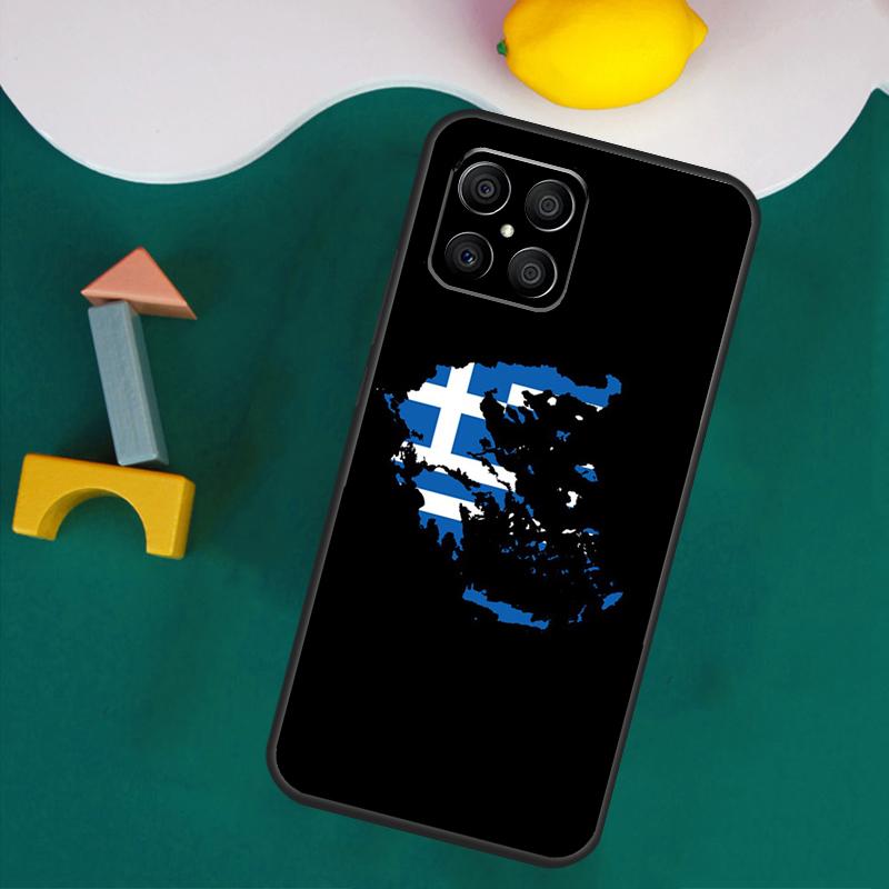 Greece Greek Flag Case For Honor Magic 7 Pro 5 6 Lite Honor 200 Pro 50 70 90 X9a X8a X8 X9 X8b X9b X9c Cover