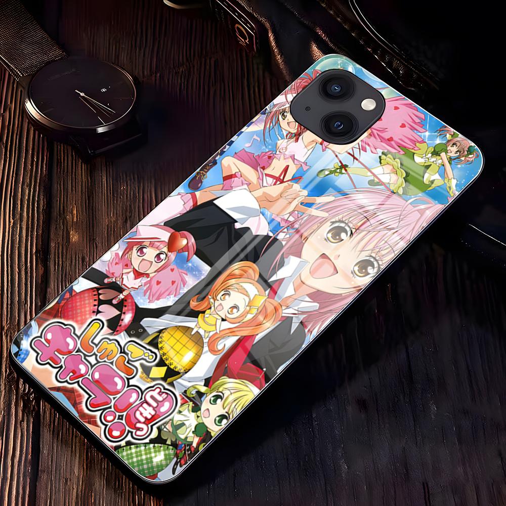 Shugo Chara Phone Case For IPhone 17 Pro Max 16 15 14 Pro Max 13 11 X Xs Xr 8 7Plus Glass Cover