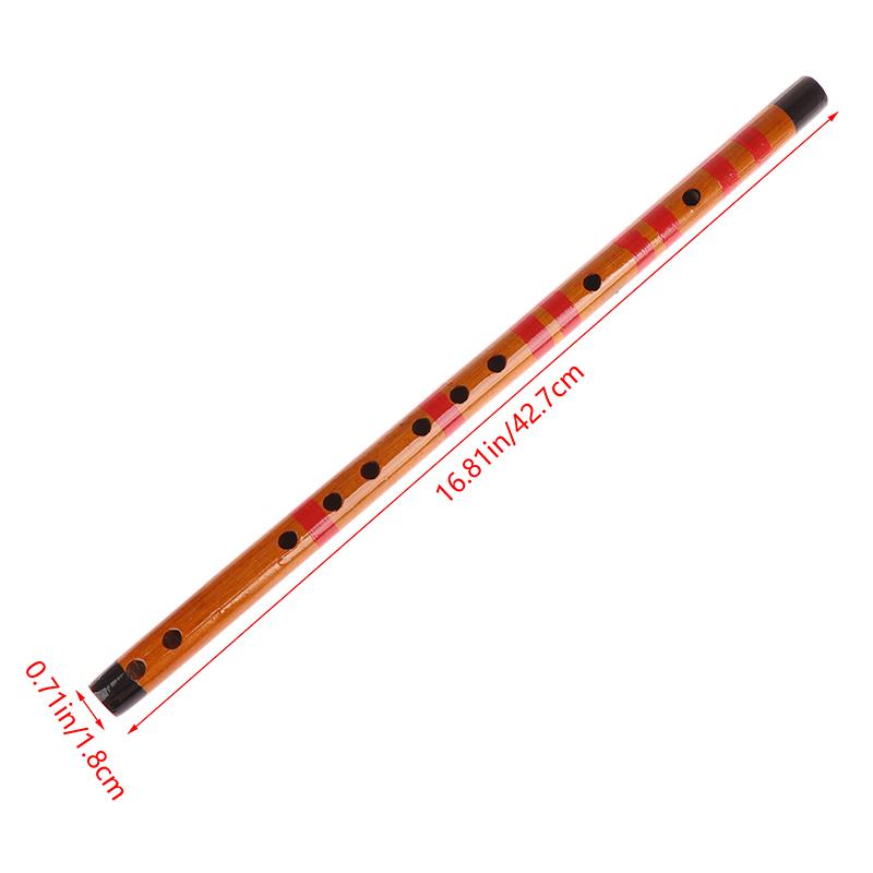 1Pc Professional Musical Instrument Traditional For Beginner Chinese Style Bamboo Flutes Woodwind Flutes Musical Instruments