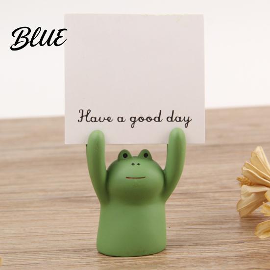 Business Card Holder Memo Holder Resin Cartoon Animal Paper Photo Clip Stand