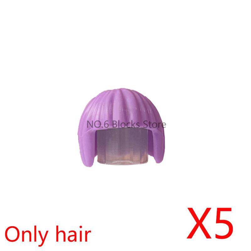 City Building Blocks Body Character Clothing Head Face DIY Parts Hair Expression Accessories Figure Headwear Helmet Bricks Toys