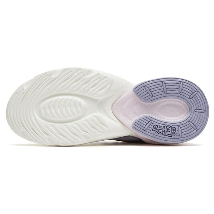 New Anta Life Collection Abrasion Resistant Breathable Low Top Sports Casual Shoes Women's Purple White 122328892-2