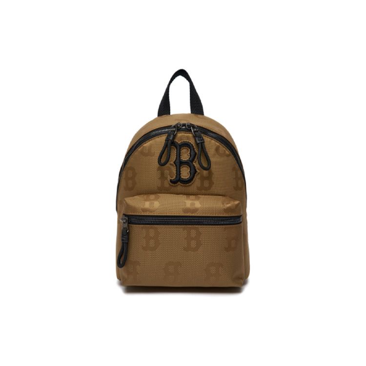 

MLB Boston Red Sox Old Flower Nylon Backpack Unisex Backpack Brown 3ABKS011N-43BGD Coffee