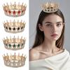 Retro Alloy Rhinestone Bridal Crown Tiara - Exquisite High-end Wedding Hair Accessory
