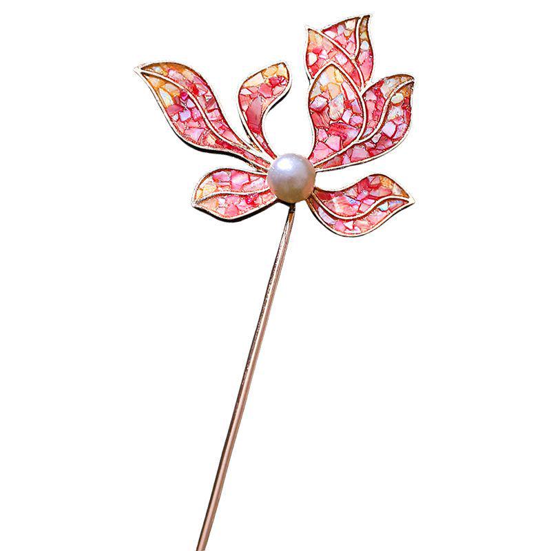 Mother-of-Pearl Hairpin Craft Kit: Brooch & Hairpin Shell Fragments - Perfect Mother’s Day Gift