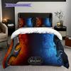 Epic Fantasy Battle Scene Bedding (1 * duvet cover + 2 * pillowcase, without core) 2D Flat Soft and comfortable Bedding set Christmas birthday gift