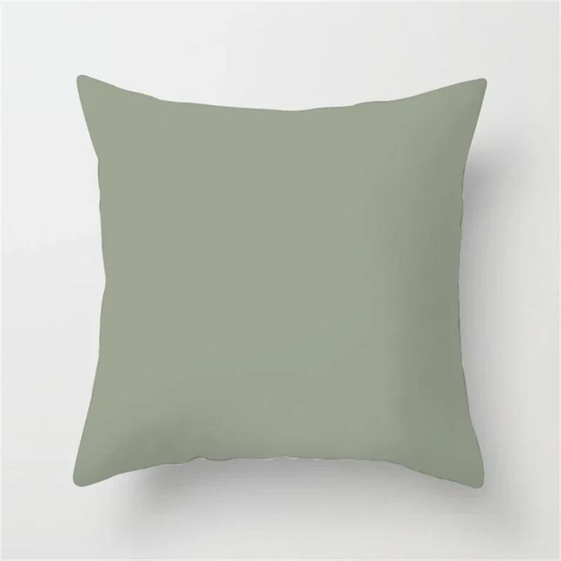 Green Pillowcase Printed Cushion Cover Abstract Geometric Sofa Decoration