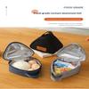 Portable Triangle Insulation Lunch Bag For Rice Vegetable Roll Milk Sandwich Egg Breakfast - Keep Food Warm Cool