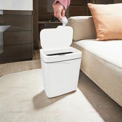 15L Automatische Contactloze Prullenbak Waterdichte Sensor Keuken Badkamer Slaapkamer Slimme Afvalbak voor Huis en Kantoor