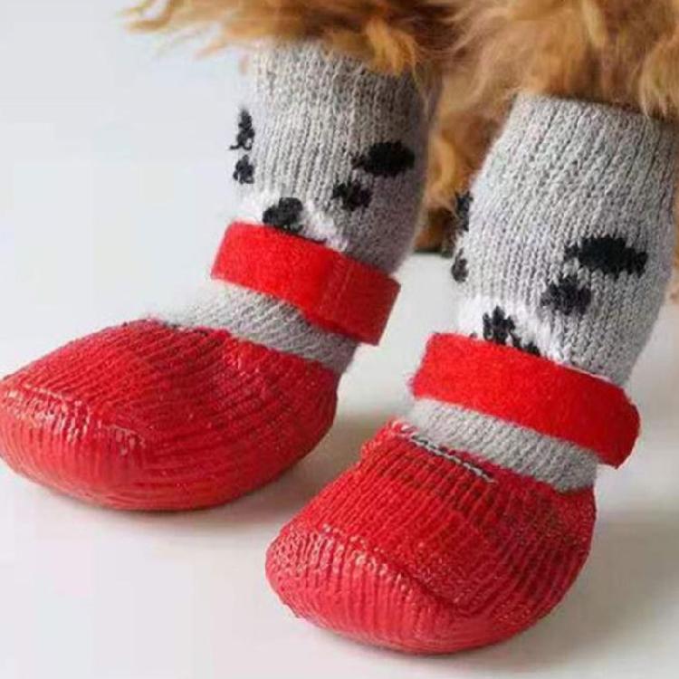 Waterproof Dog Socks For Medium Dogs Pet Dog Socks Pet Outdoor Shoes Non-slip