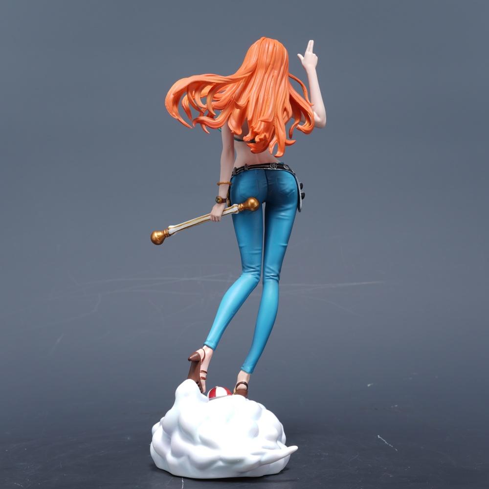 22cm/8.66in Anime Figure Nami Action Figures Pvc Statue Desktop Ornamen Collection Model Toys Gifts ONE PIECE Poseable Articulated Scale Detailed