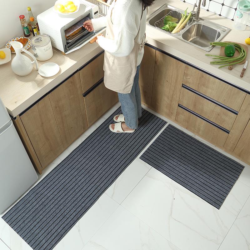 Seven Stripes Non-Slip Waterproof Kitchen Entrance Mat