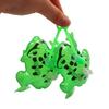 Luminous Frog Inflatable Toys Bouncing Children'S Night Market Stalls Flash Pvc Elastic Frog Pendant Children'S Gifts