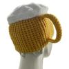 Knitted Beer Lovers Hairline Cap Creative Beer Cup Gloves Funny 3D Beer Cup Hat  Boy