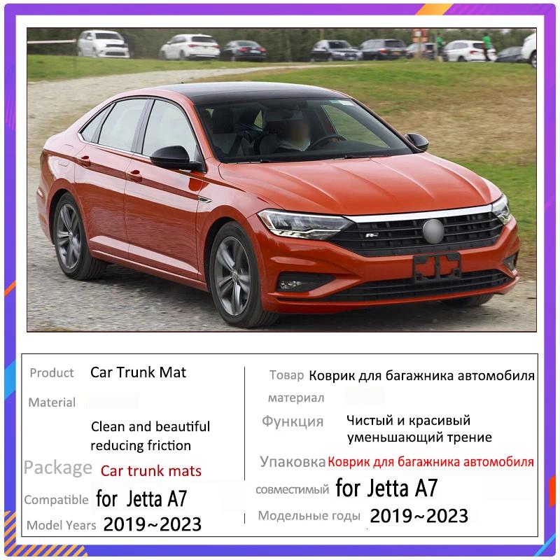 Car Trunk Mats for Volkswagen Jetta A7  ~  VW Vento Sagitar MK7 7 Car Rear Cargo Tray Trunk Mat Rear Pad 3D EVA Material