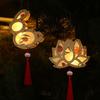 DIY Chinese Lanterns Paper Lamp Lanterns Decoration Flower Glowing Lanterns Festival Party Decoration Lamp