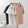 Pure Cotton Short Sleeved T-shirt Women's Round Neck Top Solid Color Half Sleeved Base T-shirt