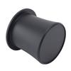 Coffee Dosing Cup Aluminum Alloy Antistatic Coffee Powder Feeder Dosing Cup for 51mm 53mm 54mm Portafilter Basket Black