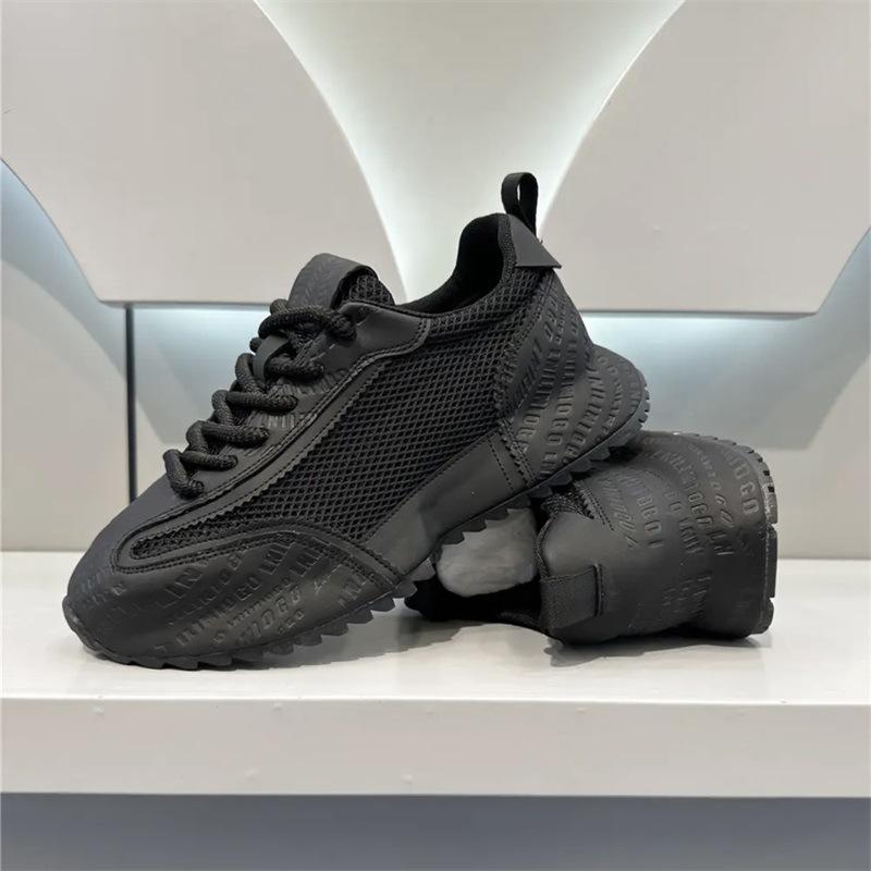 Fashion Solid color anti slip fashionable breathable increased comfort casual shoes popular new running and sports shoes for teenagers