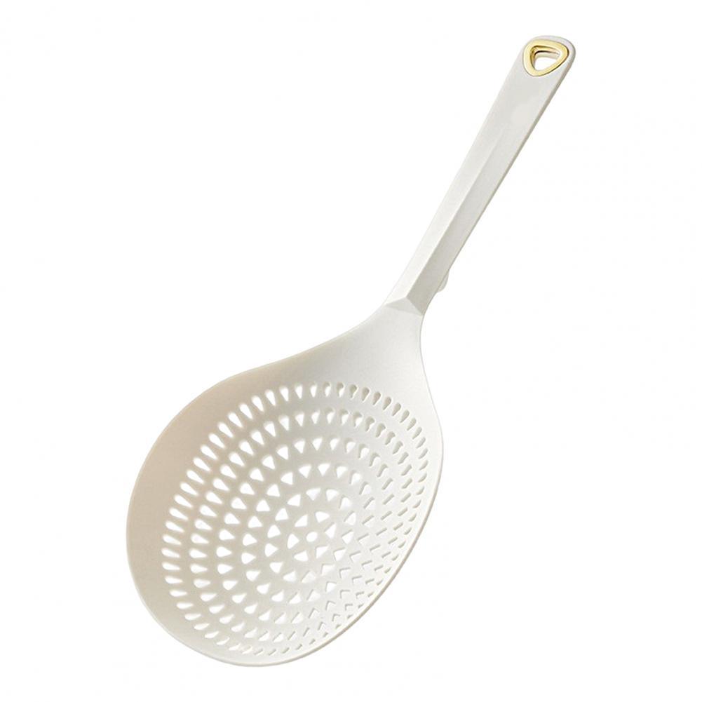 Skimmer Spoon Scratch-proof Scoop Colander Hook Design Hollow  Reusable All Purpose High Temperature Resistant Scoop Colander