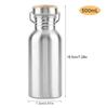 Stainless Steel Outdoor Portable Water Cup Drink Bottle Travel Mug 500mL