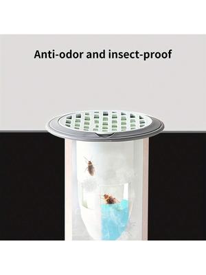 1 stuks Badkamervloerput, Anti-geurkern, Universeel Toilet Insectenwerend, Anti-terugstroming Geur Afgedekte Gesloten Deksel Voor Rioleringsbuizen