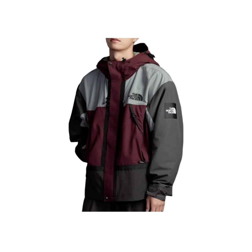 The North Face Logo Color Block Loose Fit Hooded Jacket Unisex Jackets NJ3BR52K